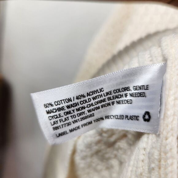 A New Day Sleeveless Knit Sweater Cream Size XXL NWT - Picture 7 of 7